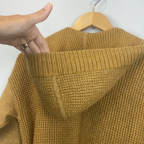 L.l.bean • All-Day Waffle Sweater, Hooded Wrap Cardigan - Picture 11 of 16